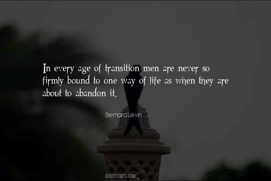 Quotes About Transition In Life #976910
