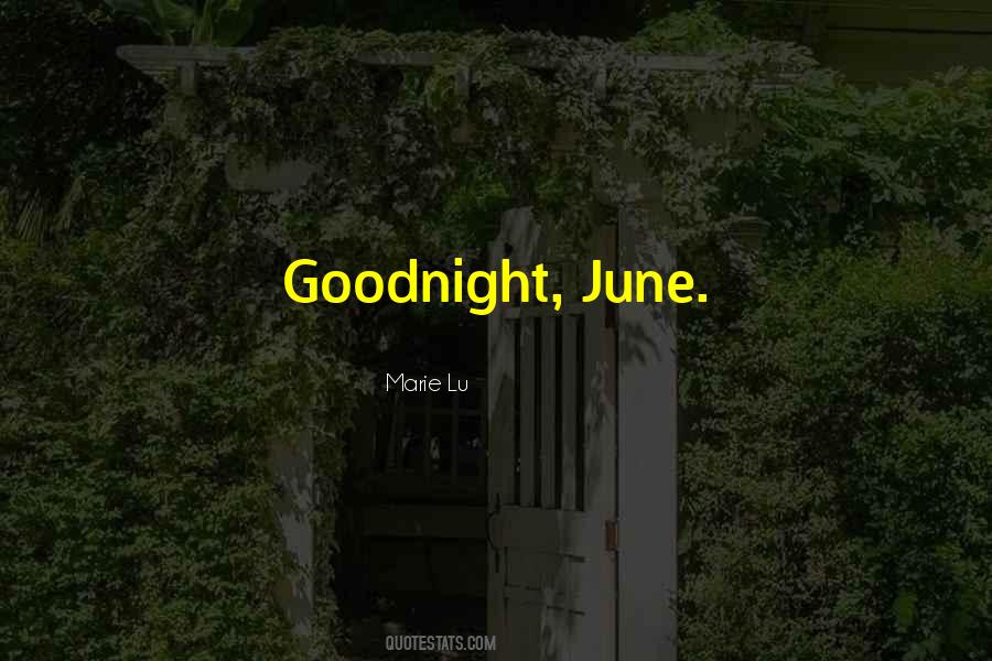 Goodbye June Quotes #1370375