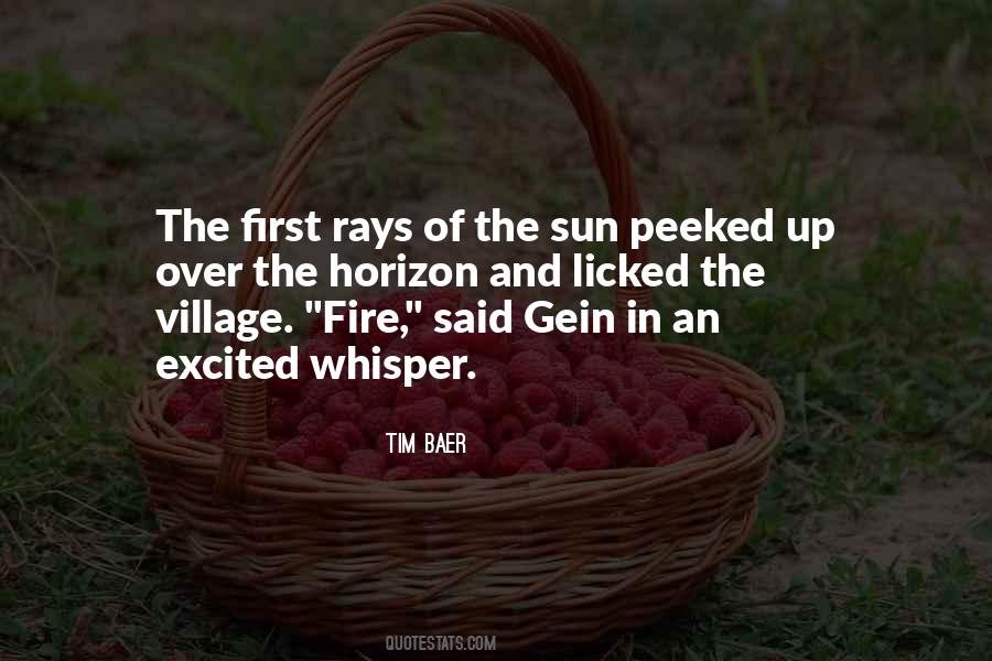 Quotes About Rays Of Sun #133626