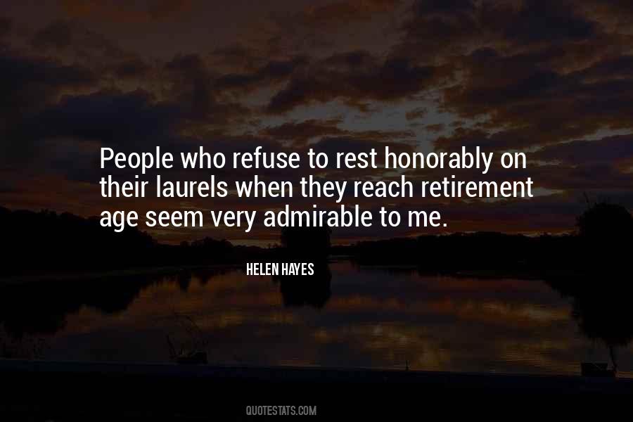 Admirable People Quotes #503483
