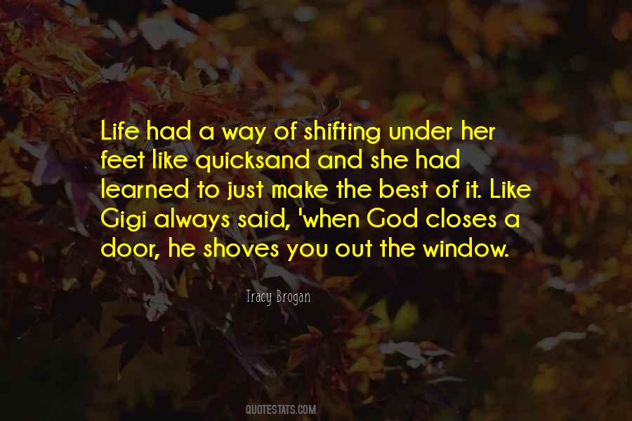 Quotes About When God Closes A Door #589428