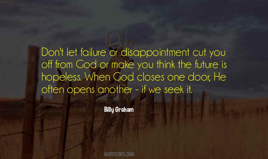 Quotes About When God Closes A Door #964026