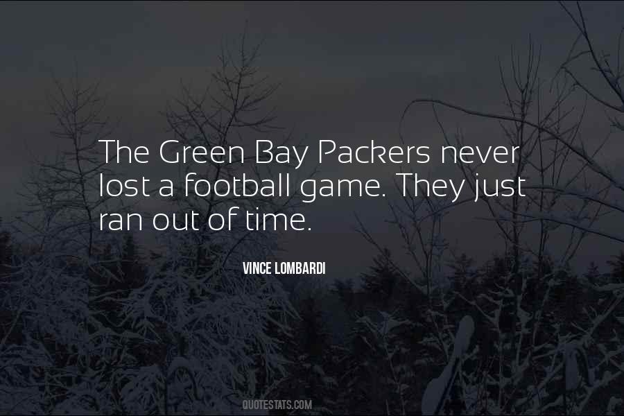 Quotes About Green Bay Packers #1441047