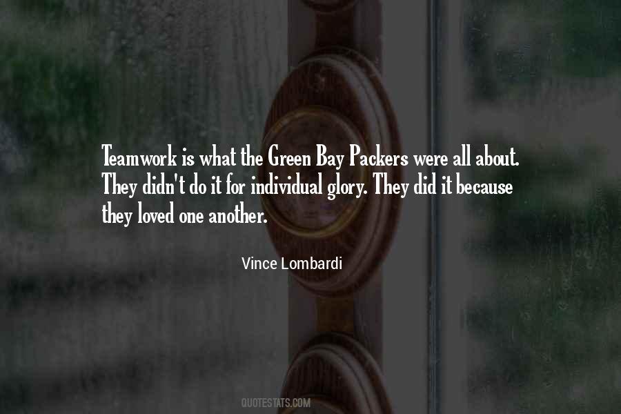 Quotes About Green Bay Packers #577587