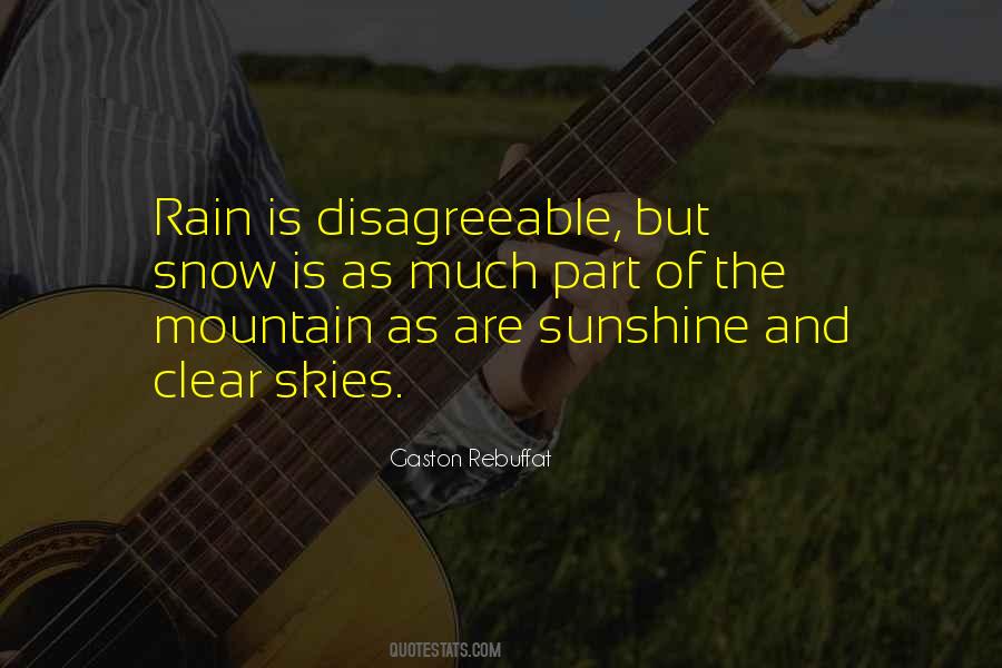 Quotes About Rain And Snow #1005748