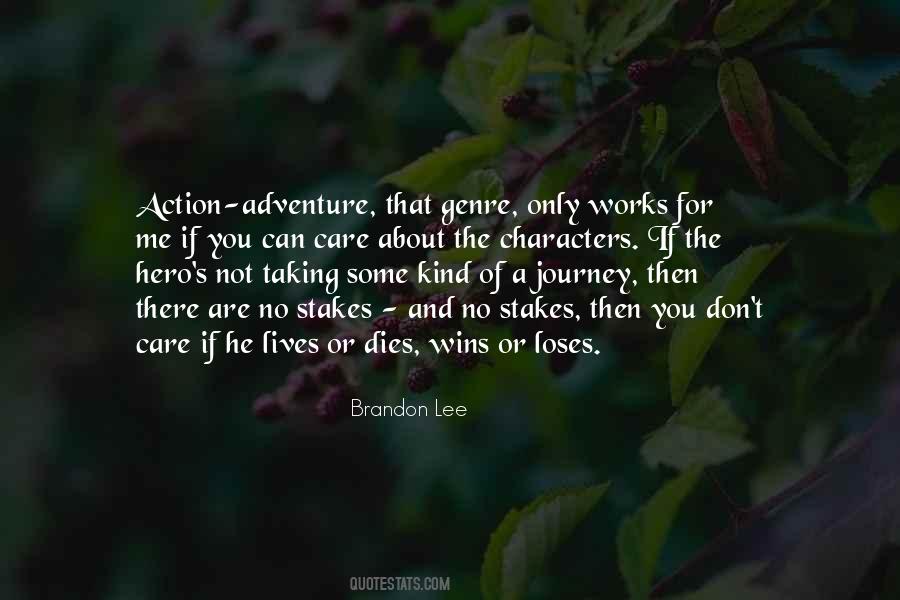 Quotes About The Action Genre #1604838 Quotes About The Action Genre #1604838