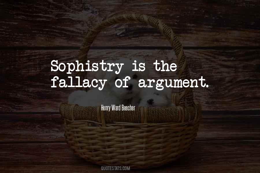 Quotes About Sophistry #364061