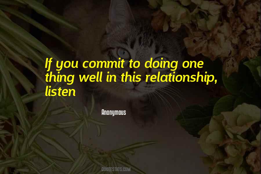 Quotes About Doing One Thing Well #244806