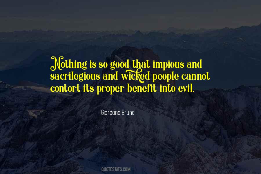 Quotes About Evil People #16116