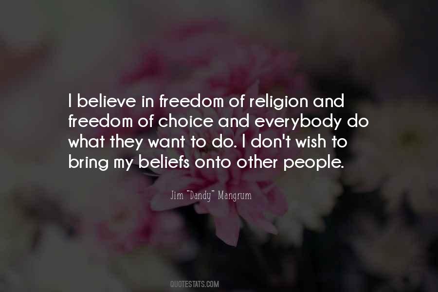 Quotes About Freedom Of Religion #1032034