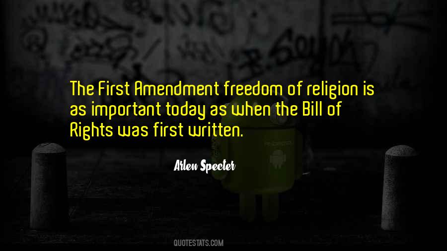 Quotes About Freedom Of Religion #1236737