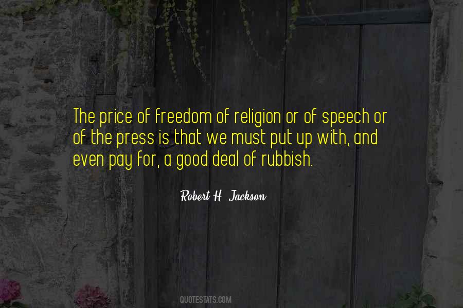 Quotes About Freedom Of Religion #149645