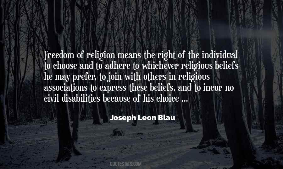 Quotes About Freedom Of Religion #1829282