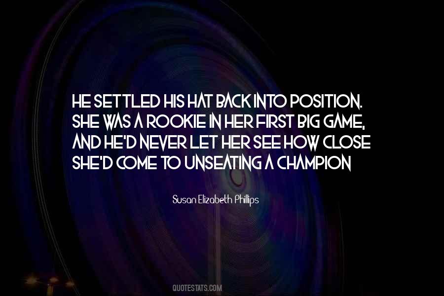 Quotes About Being Settled #87273