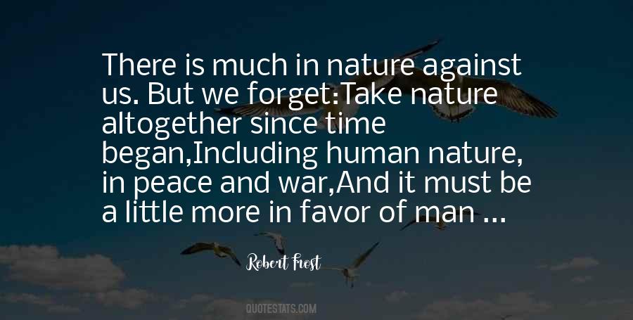 Quotes About Man Against Nature #1169814