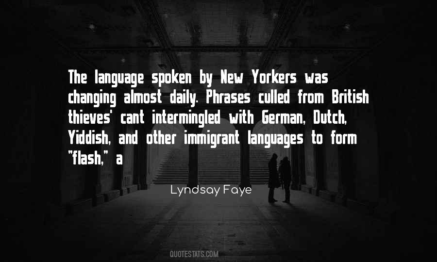 Quotes About Yiddish #1220284