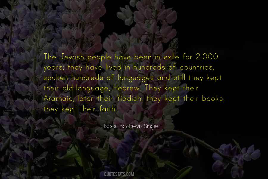 Quotes About Yiddish #156173