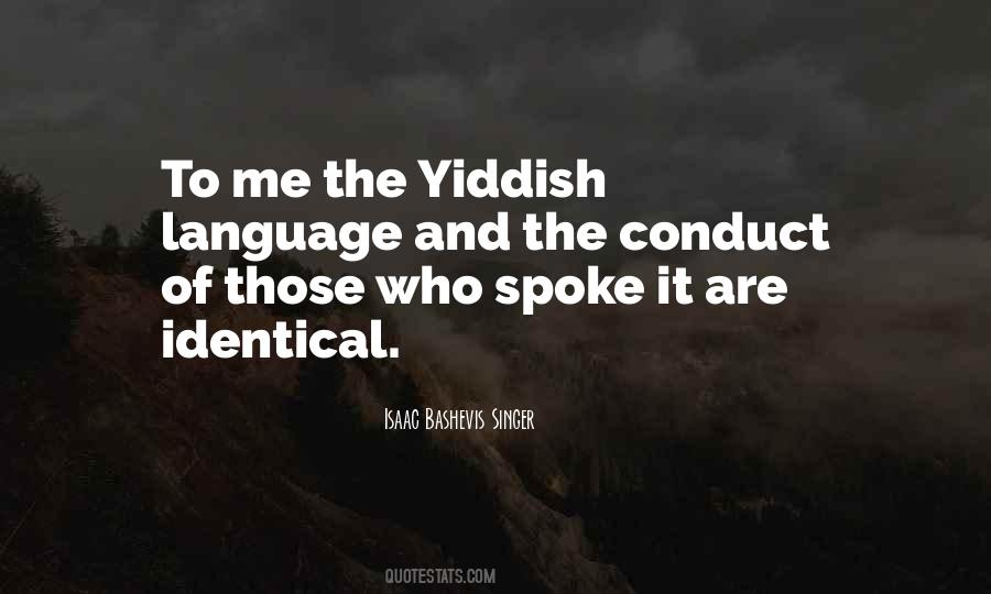 Quotes About Yiddish #283826