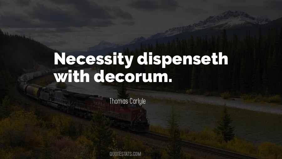 Quotes About Decorum #1861782