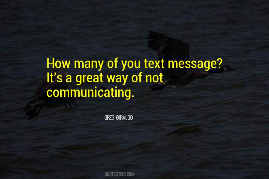 Quotes About Text Message #74589