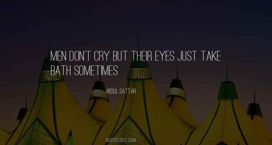 Quotes About Don't Cry #1105957