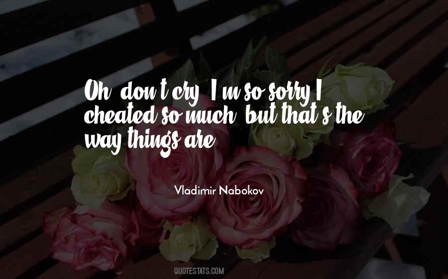 Quotes About Don't Cry #1352845
