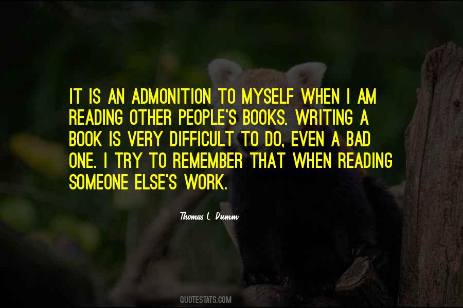 Difficult Reading Quotes #825186