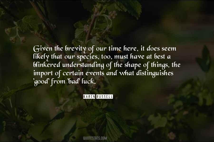 Brevity And Time Quotes #1627034