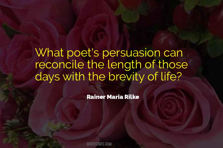 Brevity And Time Quotes #1696877