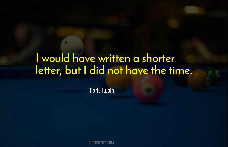 Brevity And Time Quotes #296005