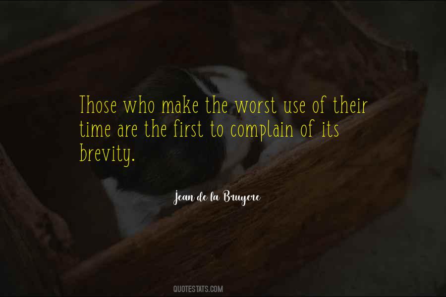 Brevity And Time Quotes #730185