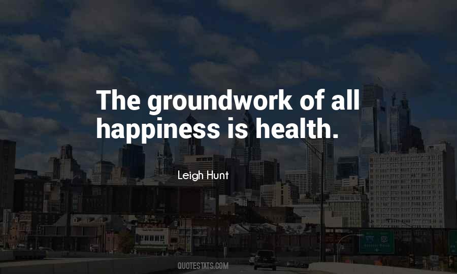 Quotes About Groundwork #381767