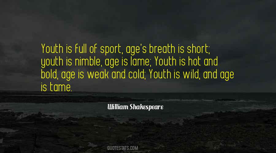 Youth And Time Quotes #201984