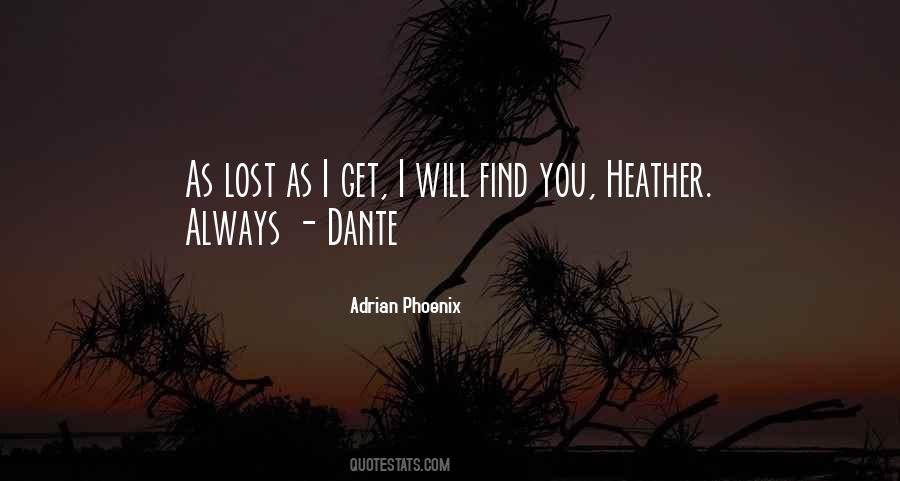 Quotes About Dante #1090576