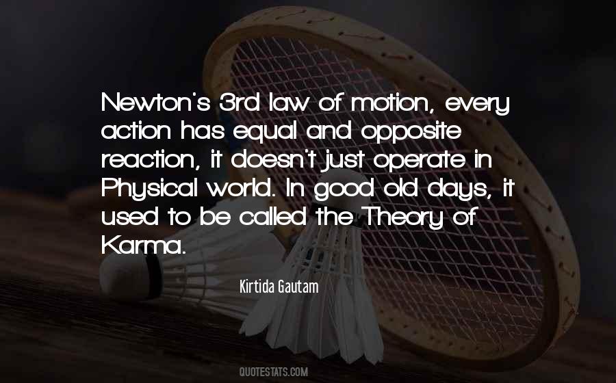 Quotes About Law Of Karma #1085710