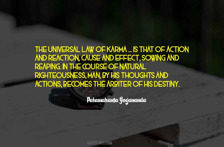 Quotes About Law Of Karma #1761151