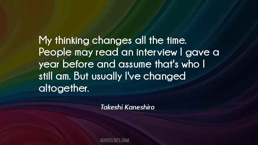 Quotes About I've Changed #1608712