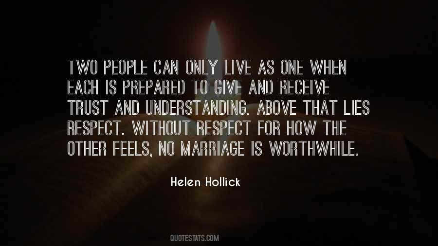 Quotes About Respect Love And Trust #1769076