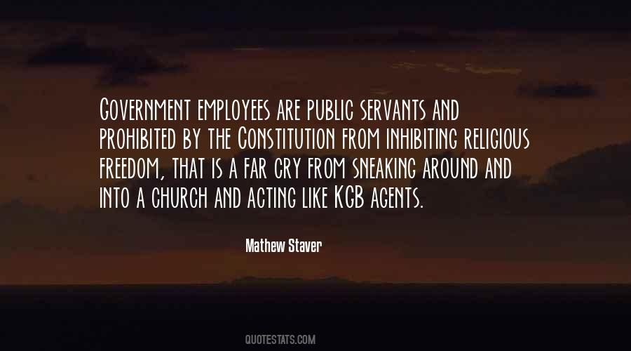 Quotes About Government Employees #441822