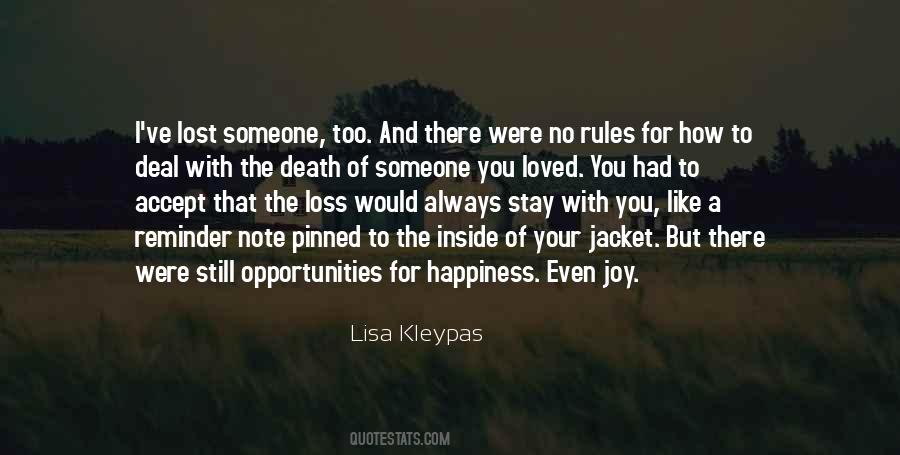 Quotes About Someone You Lost #1215419