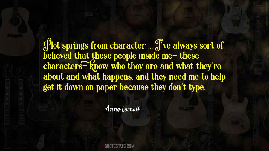 Quotes About Plot Writing #1315712