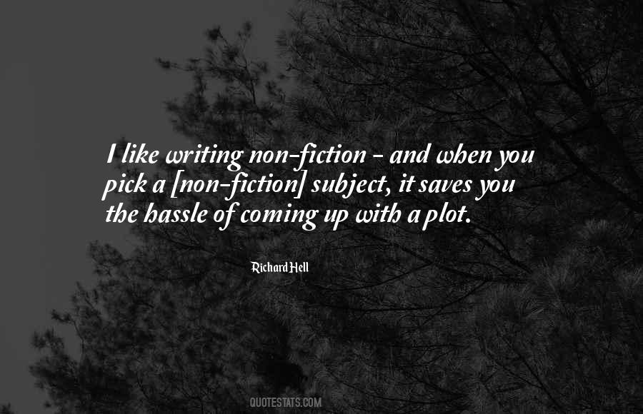 Quotes About Plot Writing #974431