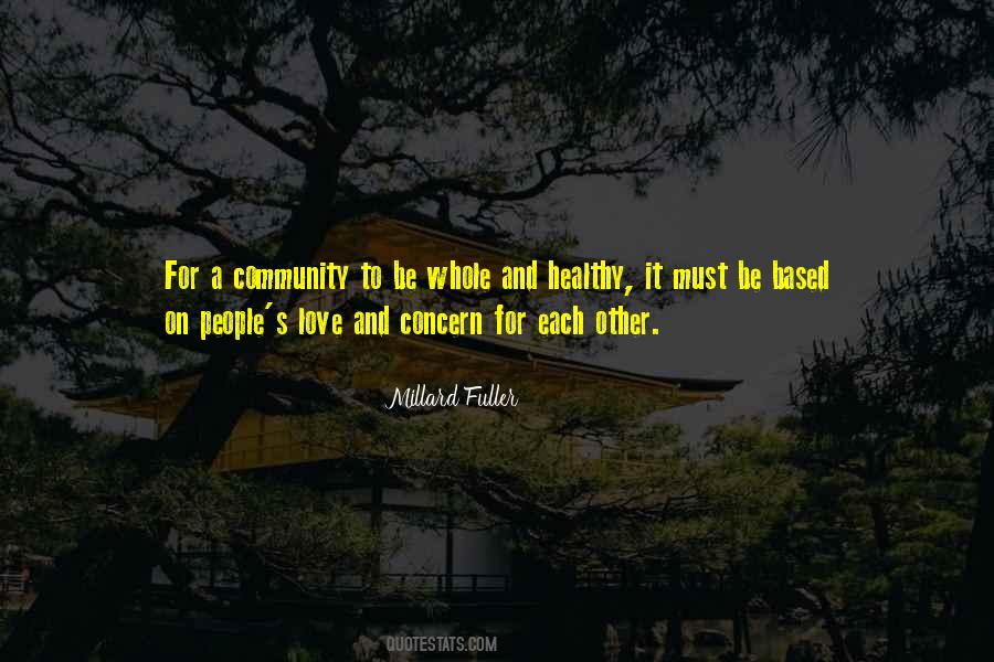 Quotes About Community Love #163598