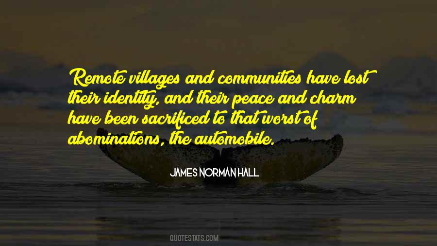 Quotes About Villages #1735514