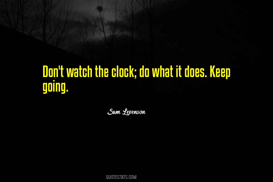 Quotes About The Clock #1186492