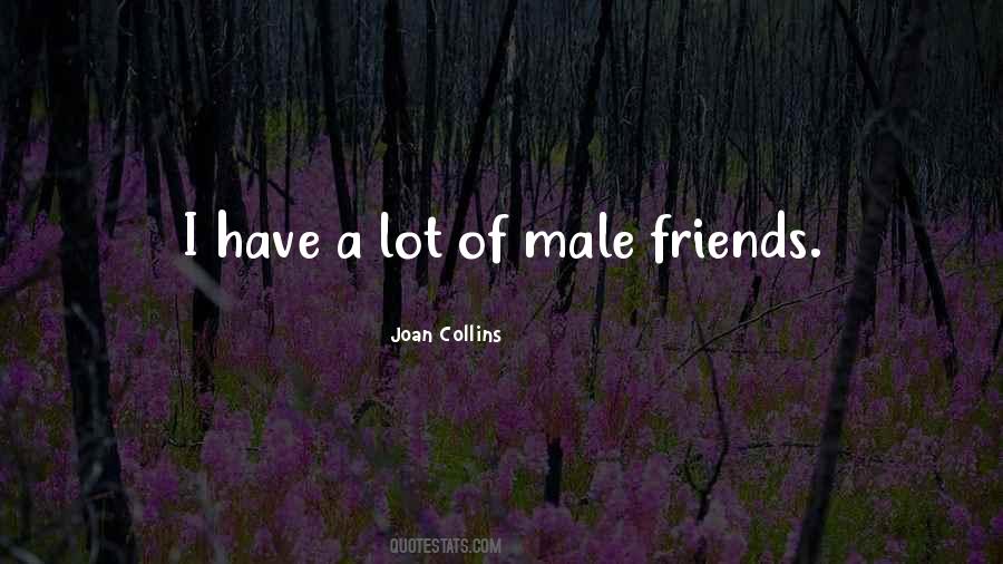 Quotes About Having Male Friends #587029