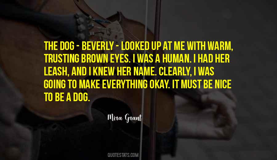 Human To Dog Quotes #1135220