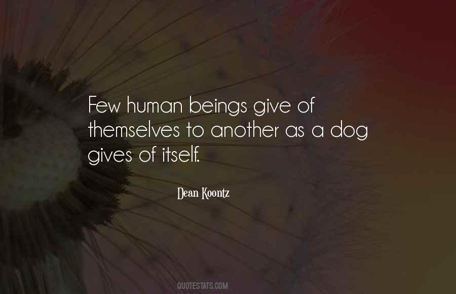Human To Dog Quotes #624759