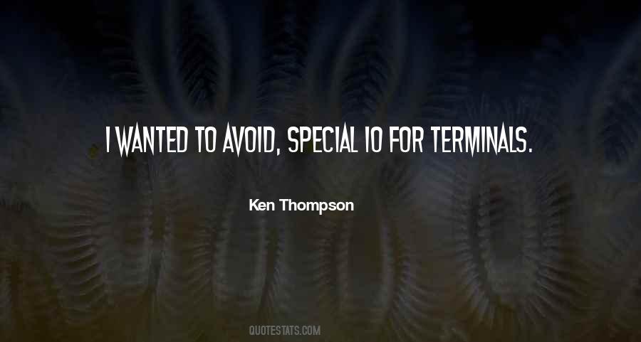 Quotes About Terminals #729961