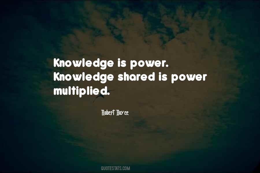 Quotes About Shared Knowledge #563512